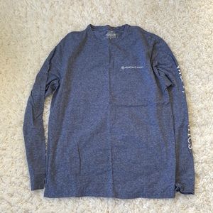 Mens Vineyard Vines heathered blue soft tee